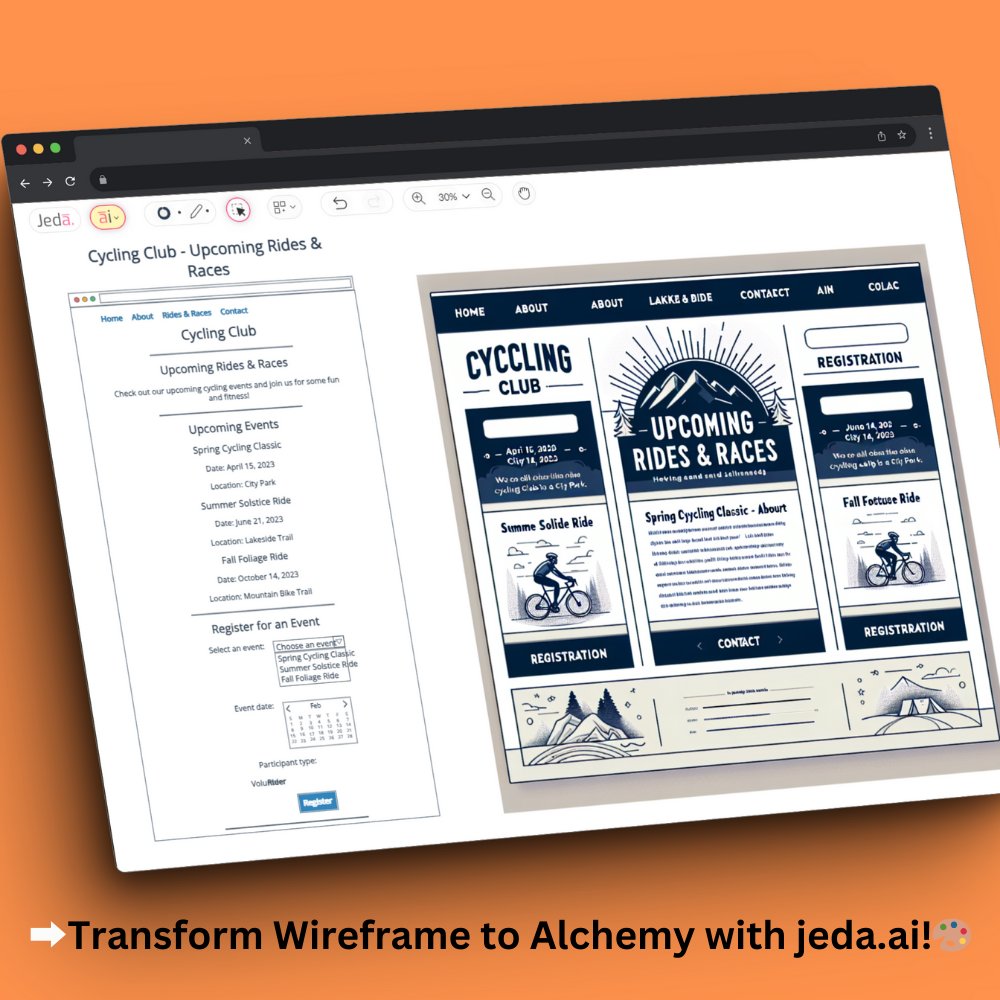 🚀 Embark on a Creative Journey: Redefine Possibilities with Alchemy by Jeda.AI!      

 ➡️Visit now at jeda.ai/generative-ai-…… 

#JedaAI #AIAlchemy #AIArt #Analysis #Wireframe #VisualPrompt