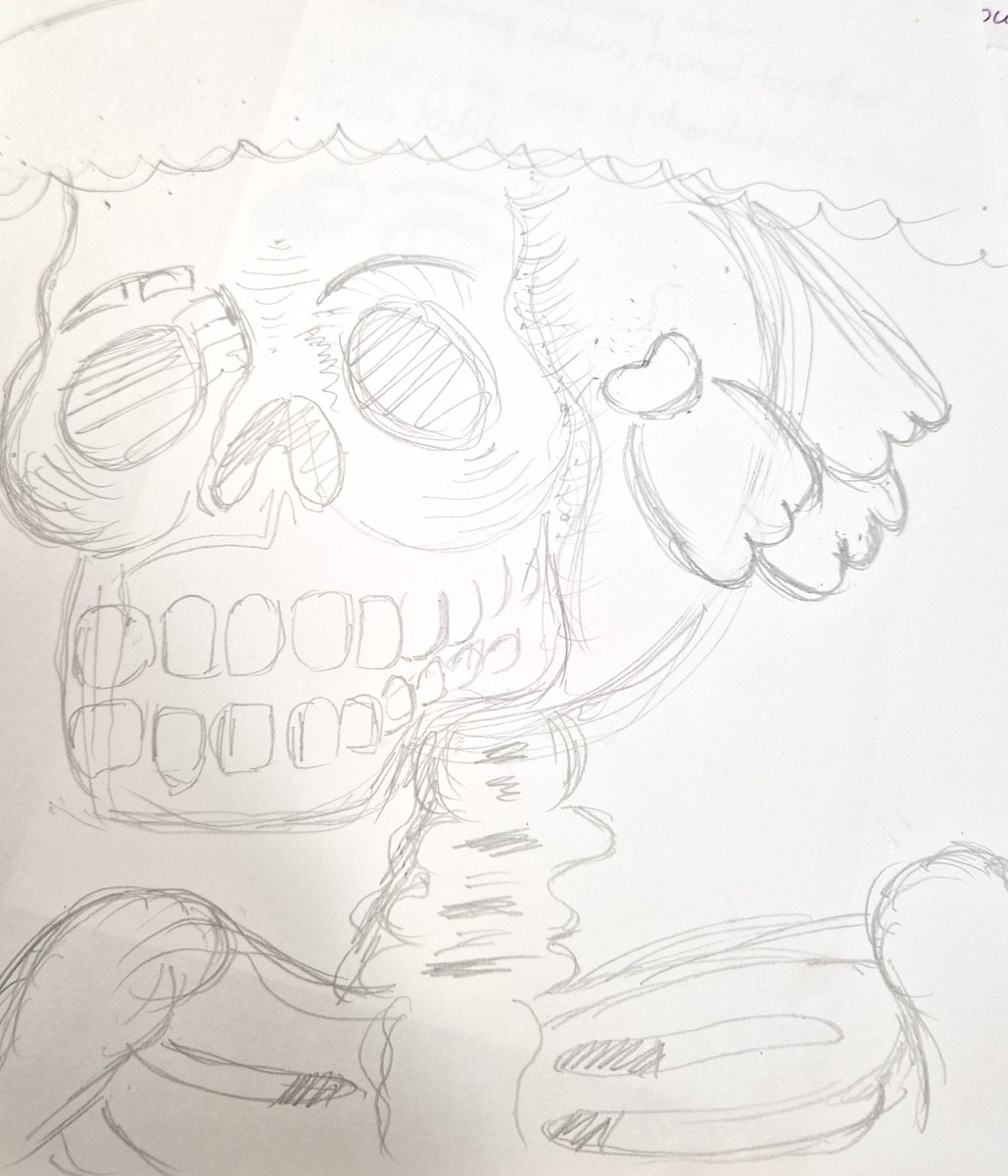 Year 9 have been competing a replica of Jose Guadalupe Posada this week. They are carefully observing and drawing in pencil, then refining with pen.