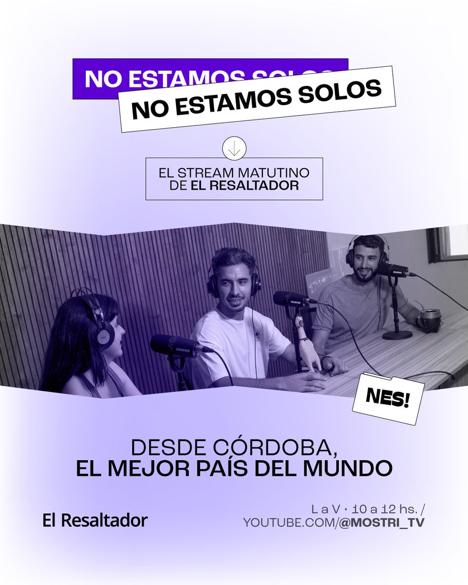 🇦🇷 Retomamos la programación habitual después de un merecido descanso por el día de los trabajadores. 🫡 Los esperamos en este jueves frío de 10 a 12 hs. para conversar de actualidad: youtube.com/watch?v=PVX4m3…