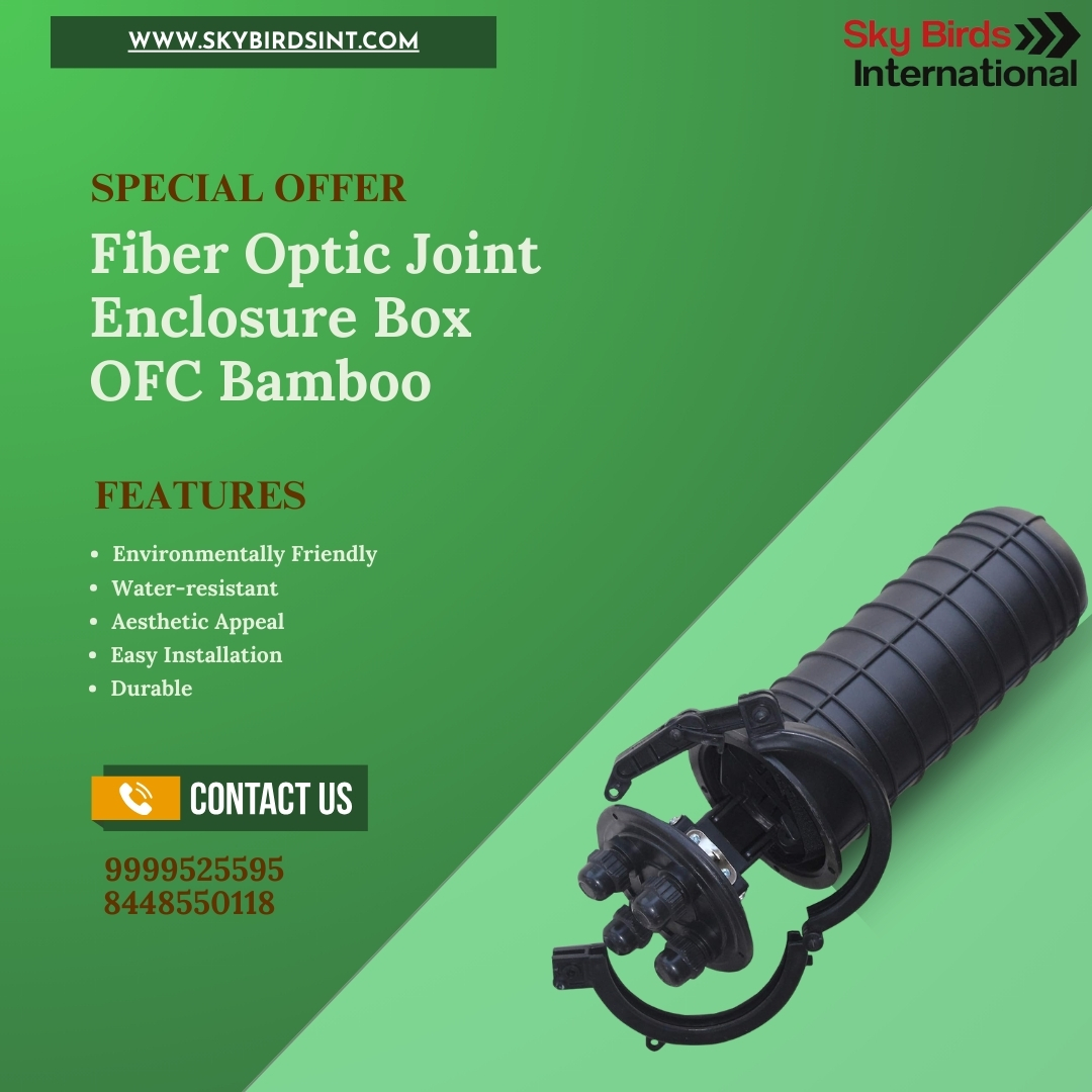 Fiber joint enclosure bamboo
Best Price Available 
Contact - 8860006076
.
.
#FTTH
#bamboo