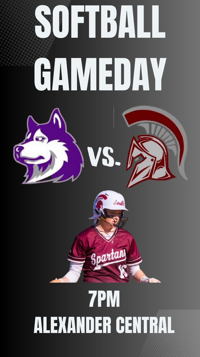 Good luck to Spartan 🥎 as they travel to Alexander Central to take on the Ashe County Huskies in the semifinals of the 2024 Northwestern 3A/4A Softball Tournament at 7PM! #ALLIN