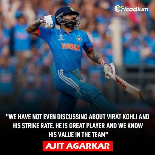 The chief selector quashed all the talks about Kohli's strike rate in T20 cricket #viratkohli #Icc #CRICKET #T20WorldCup2024