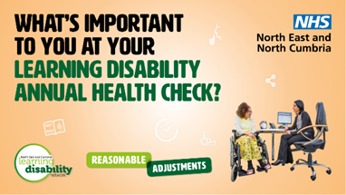 To help people with a learning disability think about things that are important to them about their health. @necldnetwork have co-developed the annual health check prompt sheets as a support tool. Check them out here: necldnetwork.co.uk/work-programme… #ahc #reasonableadjustments