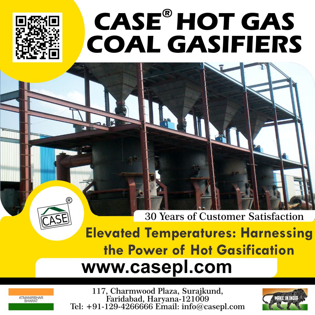 The innovative Hot Gas Coal Gasification Technology drives the conversion of coal volatiles into gaseous fuels, enriching the Final Gas with their exceptionally high calorific values.

#CoalGasification #coal #casegroup
#CleanCoal
#EnergyTechnology
#RenewableEnergy