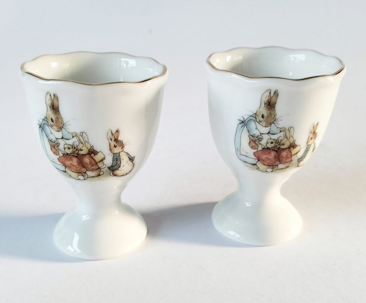REUTTER BEATRIX POTTER
Set of Two Peter #Rabbit #Egg Cups
nivagcollectables.co.uk/p/8580
@BeatrixPotter