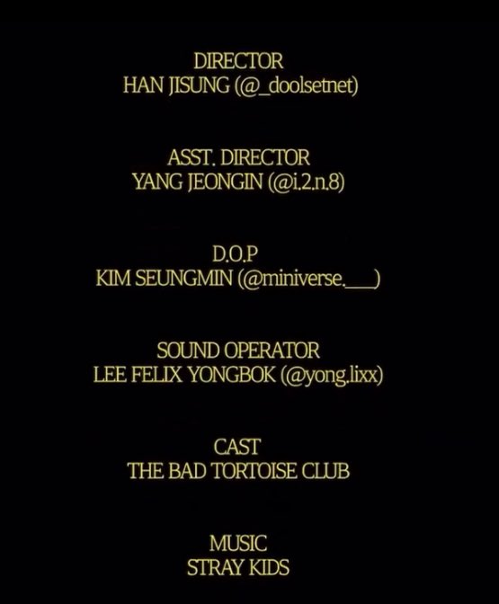 Help the credits of the MV 😭😭