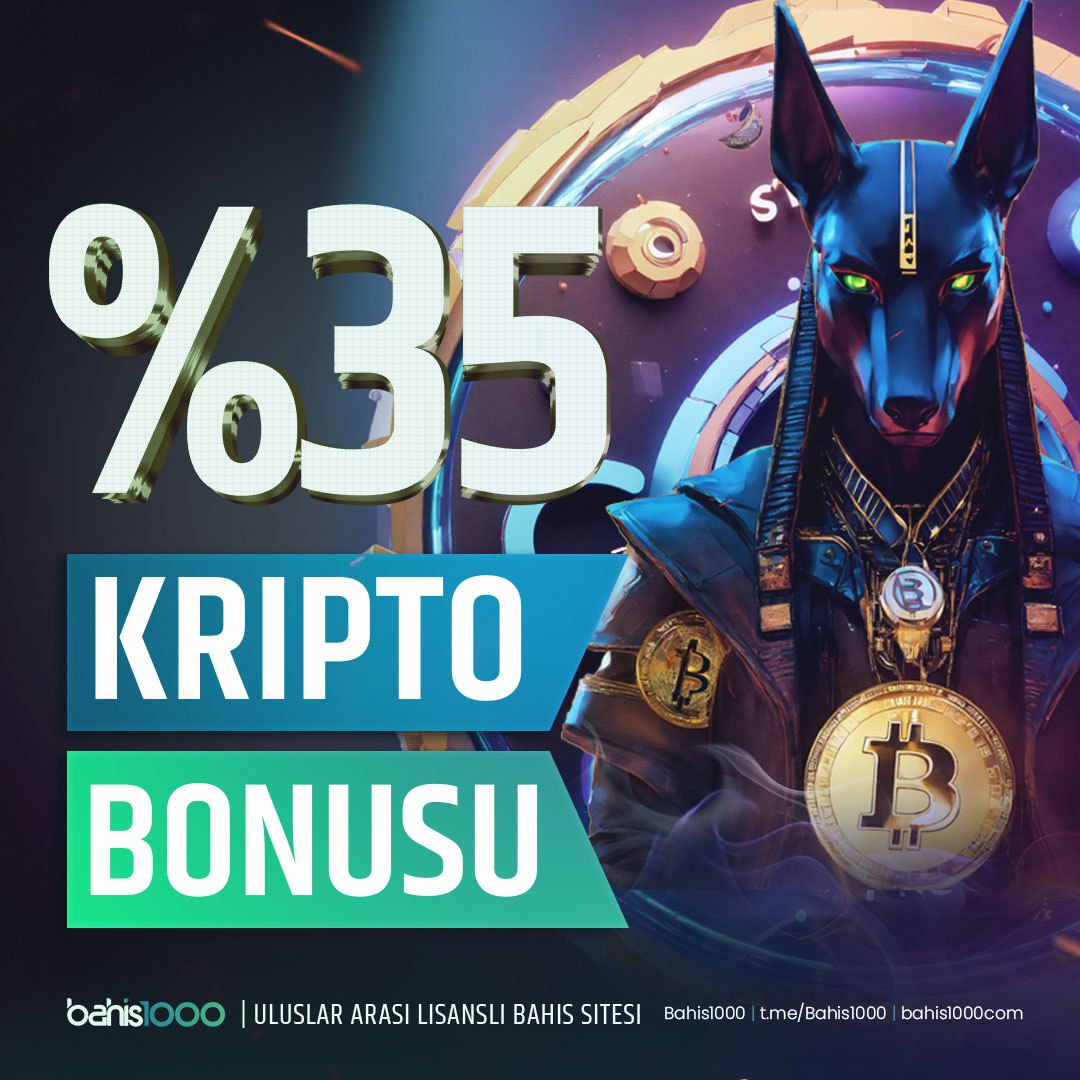 🔶Böylesini Daha Önce Hiç Görmedin ! 👑 %35 Kripto Para Yatırma Bonusu ile En Avantajlı Başlangıcı Yap ❕ ❌ #Bahis1000 Yeni Nesil Bahis Sitesi ! 👍 Sosyal Medya Hesaplarımızı Takip Et Güncel Duyuruları ve Etkinlikleri Kaçırma ! ❌ #Bahis1000 Bol Şanslar Diler.