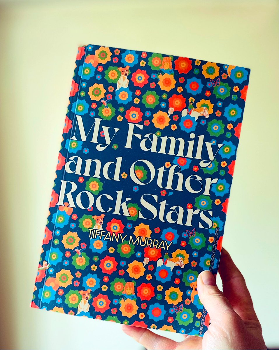 Thank you so much to @celestewb for my copy of #MyFamilyandOtherRockStars by @tiffanymurray which is out from @FleetReads on 16th May. Honestly, I asked Celeste for a copy, because Tiffany’s memoir about her childhood at the Rockfield Recording Studios sounds just fabulous!