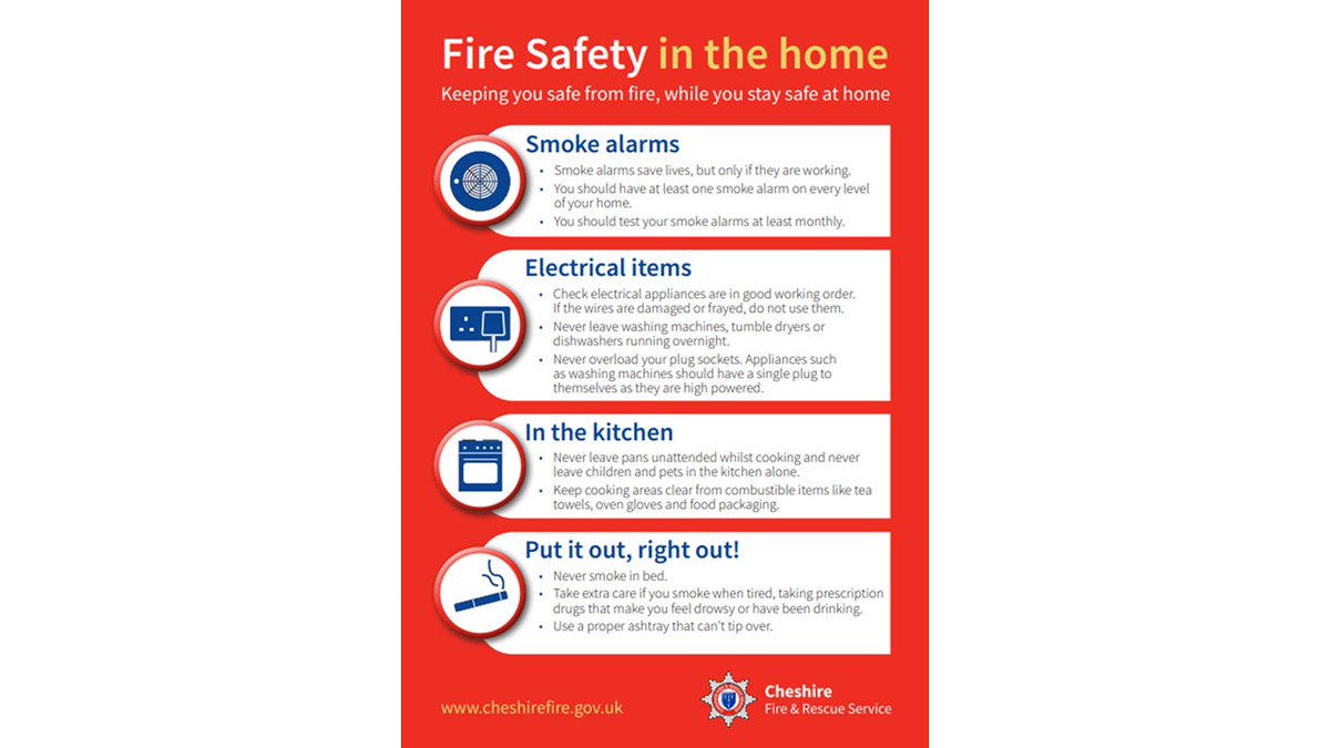 CongletonFS's tweet image. Your chances of escaping a fire successfully will improve if you have an effective plan of action (fire escape plan).
Please refer to the attached video and link for advice
orlo.uk/ZfLQb
orlo.uk/ShRBe