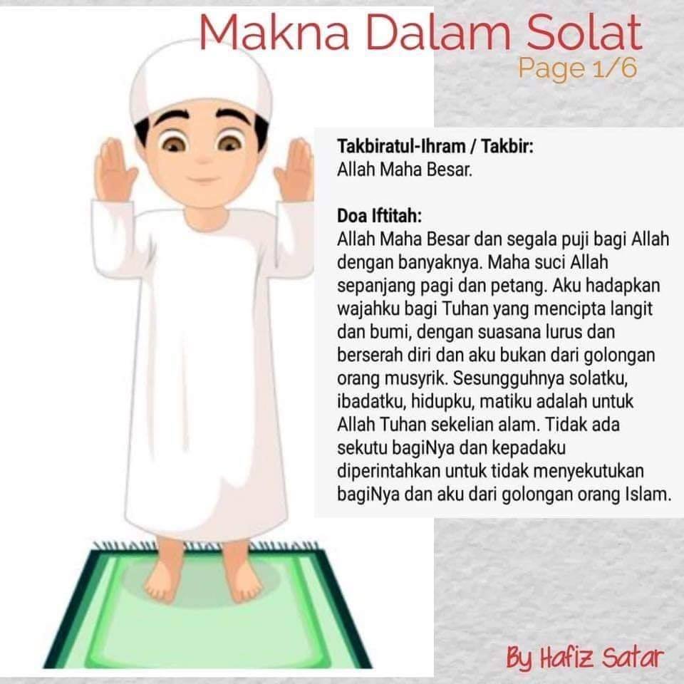 zafranmustafa's tweet photo. Percaya atau tidak, ada diantara kita yang solat berpuluh tahun tapi masih tak tahu maksud atau makna bacaan dalam solat yg kita buat.

(Pesanan utk diri sendiri) https://t.co/UHfzw3IAA8