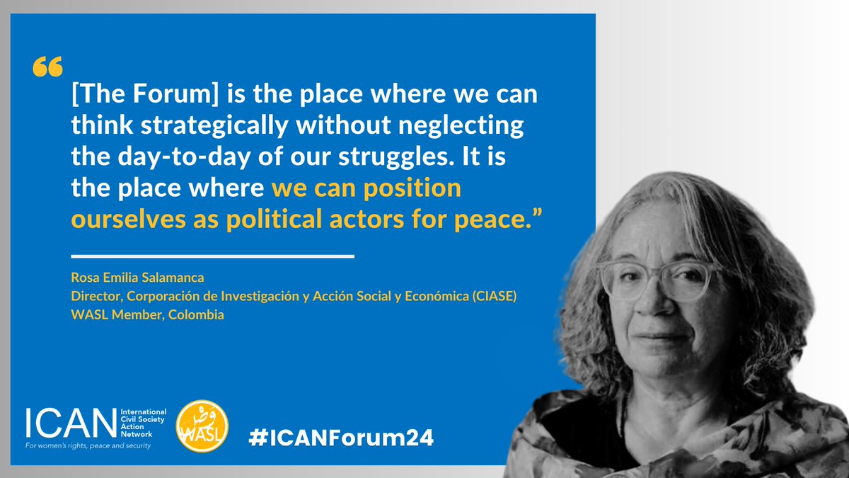 📣 4 weeks until #ICANForum24 👉 PRACTICAL STRATEGY The forum will collate civil society contributions & recommendations to inform global agendas & multilateral efforts, & states’ foreign policies, strategic priorities, & national action plans. icanpeacework.org/icans-forum/