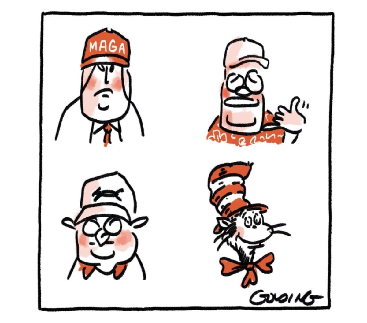 Memo to PM: stop wearing baseball caps because: a) stylistically they don’t do anything for you, and b) politically they have too much negative baggage associated with them a la Trump and Morrison. Allan Havelock, Surrey Hills @theage letters.