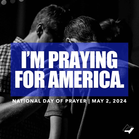 Friends let’s join together today and be praying for our great country and that God would be glorified. #NationalPrayerDay 🙏🏼🇺🇸⭐️🇺🇸