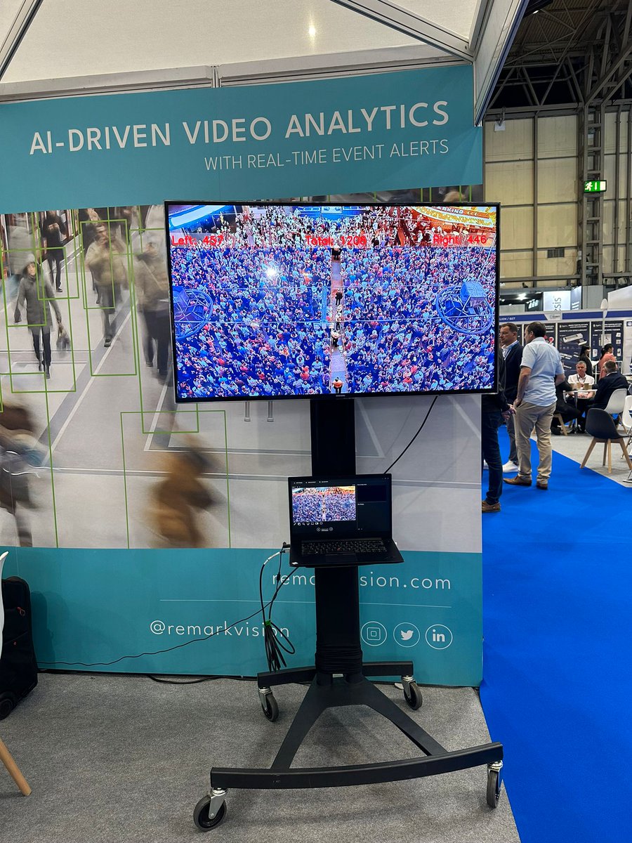 Last day at #TSE2024 . Come meet the team or book a demo at the stand here tinyurl.com/Remark-TSE2024 #videoanalytics #securitytech

@RemarkHoldings