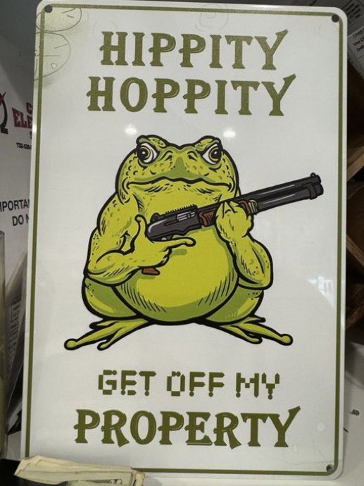 @ibuildcoolshit @bearmarketer Gm iBCS! Where would a frog purchase this sign at?