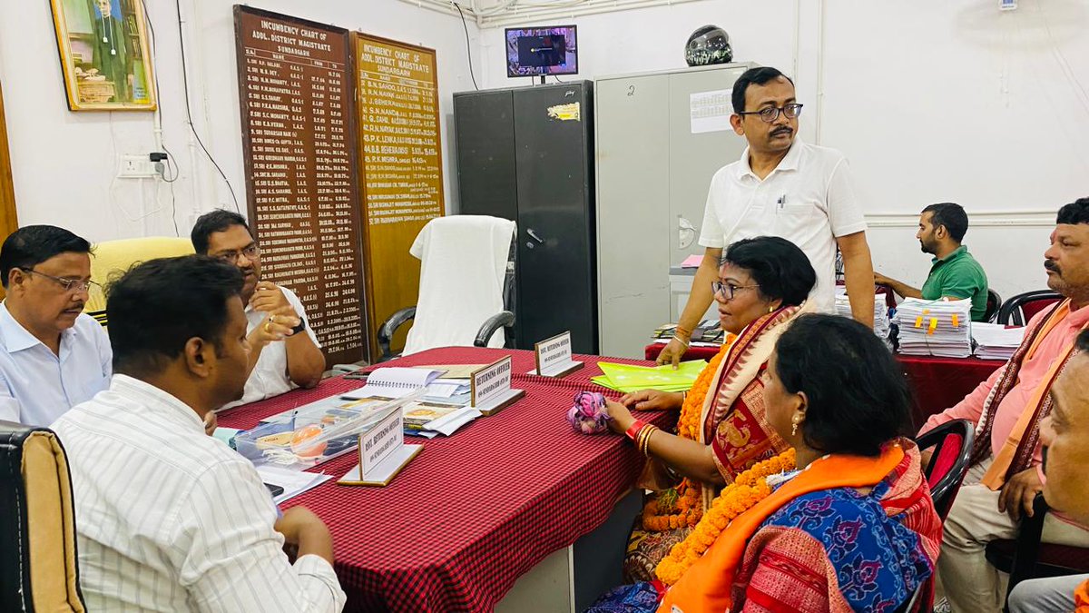 Today I filed my Nomination as MLA Candidate of @BJP4India from #Sundargarh Assembly Constituency at Collectorate, Sundargarh Town.

I am very grateful to our Hon'ble PM Shri @narendramodi Ji, Home Minister Shri @AmitShah Ji and Party President Shri @JPNadda Ji for giving me the…