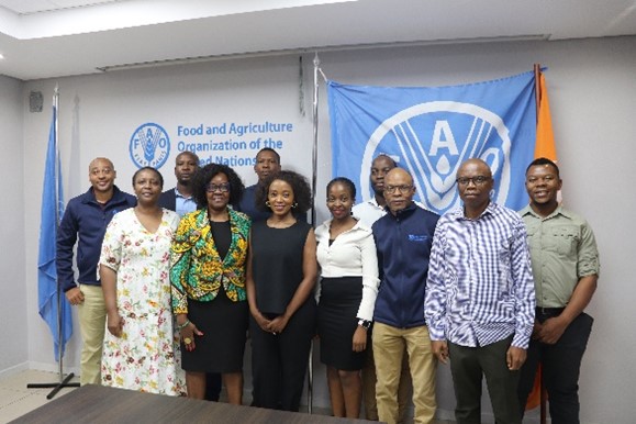 Today, Ms. Carla Elisa Luis Mucavi @CMucavi the newly appointed @FAO Representative in Botswana🇧🇼, held a meet & greet session with the country office staff.