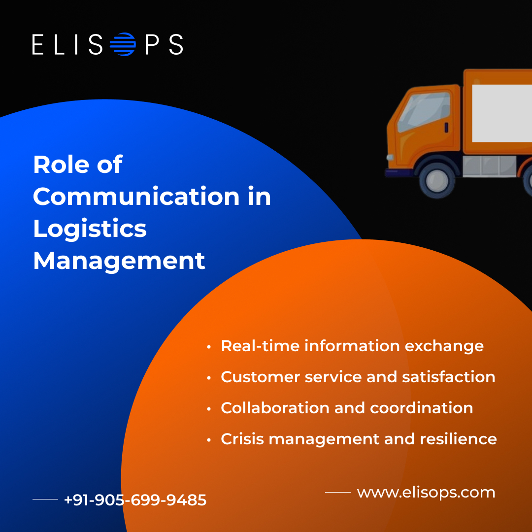 Discover the importance of communication in logistics management. From coordinating shipments to real-time problem-solving, effective communication is key for success. 
Reach out to learn more: 
elisops.com 

#logisticmanagment #automation #technology #smoothworkflow