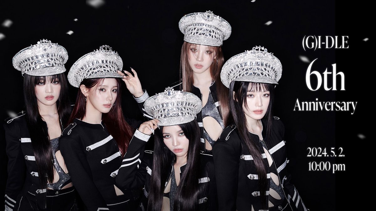 official_i_dle's tweet photo. [📢] 🎉 (G)I-DLE 6TH ANNIVERSARY PARTY 💜

잠시 후 10시, (여자)아이들의 6주년 기념 YouTube LIVE가 시작됩니다! 🖤
(여자)아이들과 함께하는 특별한 하루, 놓치지 마세요! 🤩

▶ https://t.co/ragRJtlFME

#여자아이들 #GIDLE https://t.co/XVYPKkknye