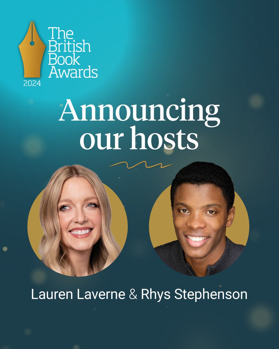 We're thrilled that @laurenlaverne and @RhysStephenson1 are back for 2024 to host The #BritishBookAwards 🤩

There's not long to go until the #Nibbies! Find out more 👉 thebookseller.com/awards/the-bri…