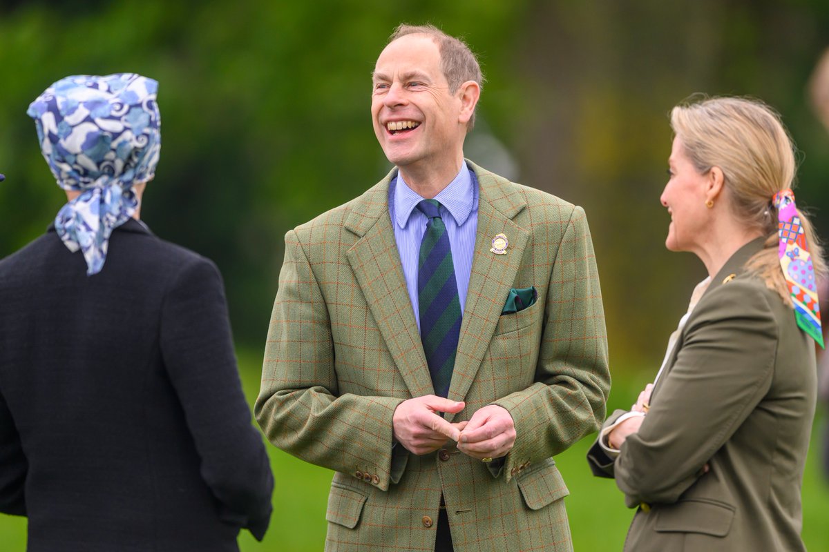 The Duke and Duchess of Edinburgh visiting the Royal Windsor Horse Show #Royal #Windsor