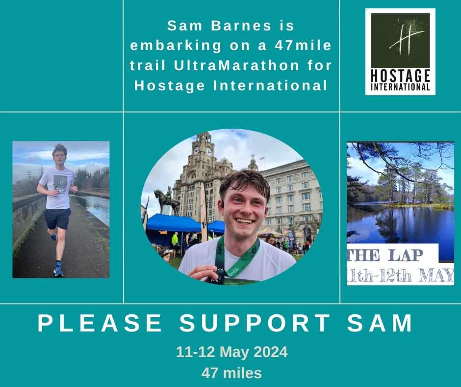 Sam is in the final throes of training for his #ultramarathon for Hostage International. Please support him if you can: bit.ly/3w8FYwz