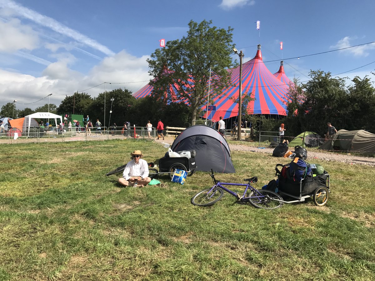 55 days until we set foot on the hallowed ground of Worthy farm at @glastonbury .... on ticket day we all ticked a little box and signed a worthy pledge to take our shit home again .... please keep your camping area tidy and take those tents and camping gear home with you