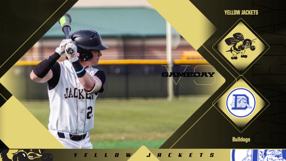 It's Yellow Jacket GameDay! Baseball plays Defiance tonight with Varsity traveling there and JV hosting the Bulldogs! #GoJackets