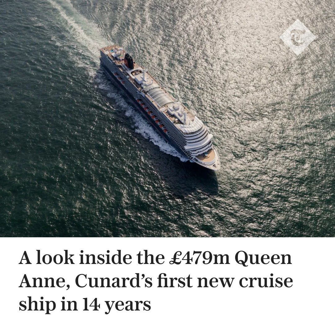 🚢 For all her various bells and whistles, this latest addition to the fleet clings to the quiet elegance that has long been a Cunard hallmark Read to discover ⬇️ telegraph.co.uk/travel/cruises…
