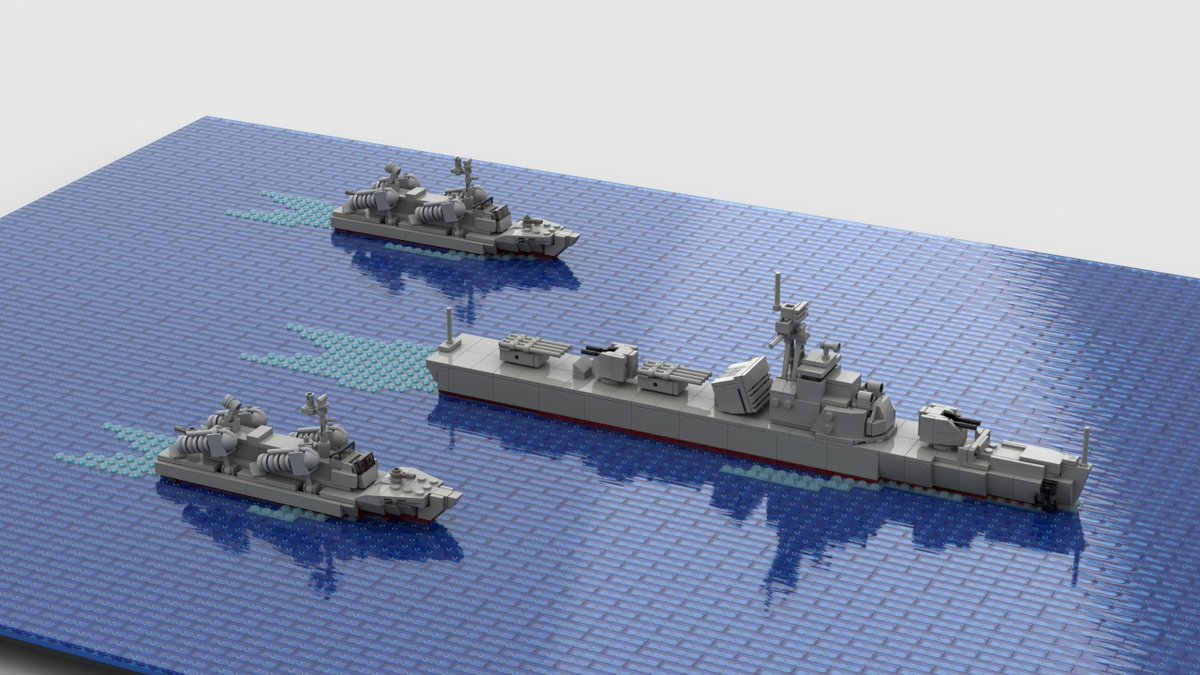 Osa II 型ミサイル艇 (Project 205) Petya型フリゲート (Project 159) #LEGO #レゴ #ミリレゴ #LegoMilitary