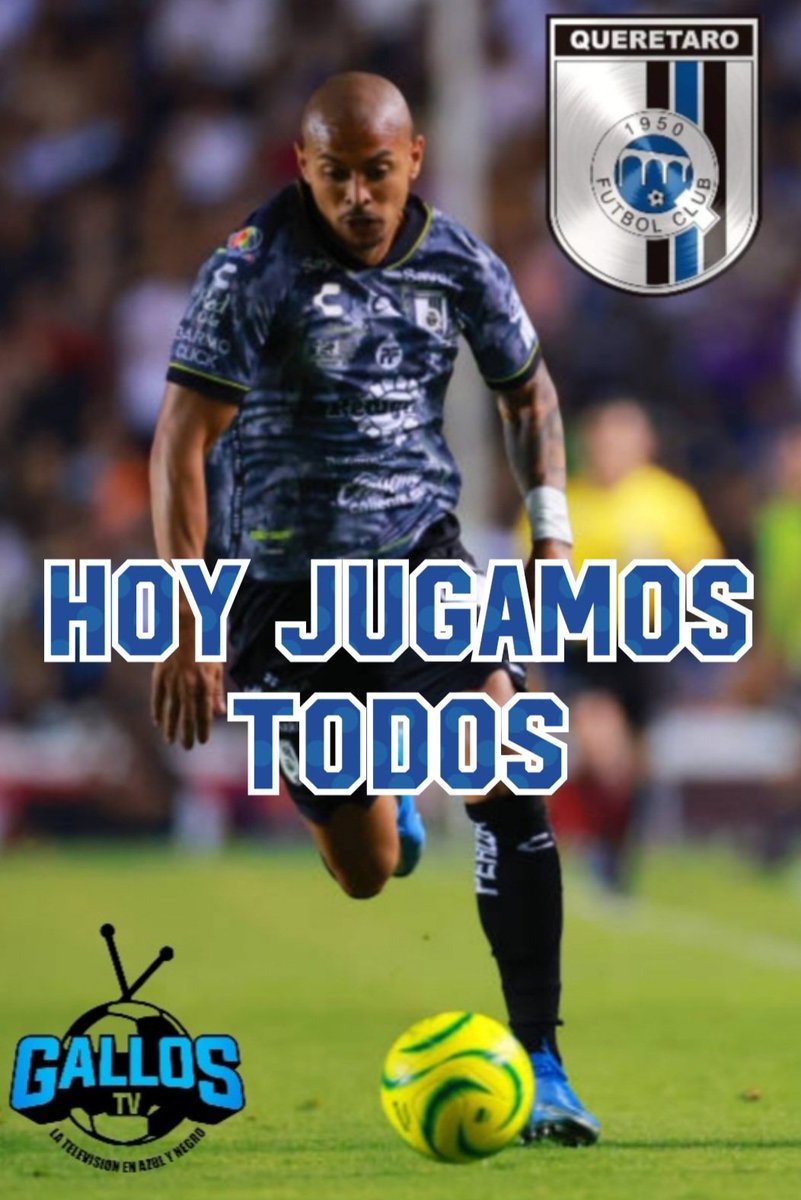 HOY JUGAMOS TODOS

PLAY IN 
#Clausura2024 @LigaBBVAMX  :

@ClubNecaxa  🆚️  @Club_Queretaro

🏟️ Estadio Victoria 
🕛 19:00
🖥️ TUDN 
🇪🇪🐔🇪🇪 

#Querétaro #GallosBlancos 
#QFC #ClubQuerétaro