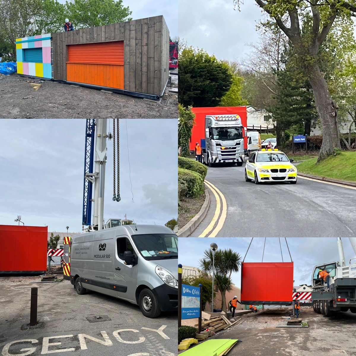 Modular500's tweet image. Exciting times at our Haven projects in Burnham-on-Sea and Devon Cliffs. Our team has been hard at work this week, putting the final touches on these stunning locations in the south of England. Can't wait to showcase the results of our dedication and hard work.