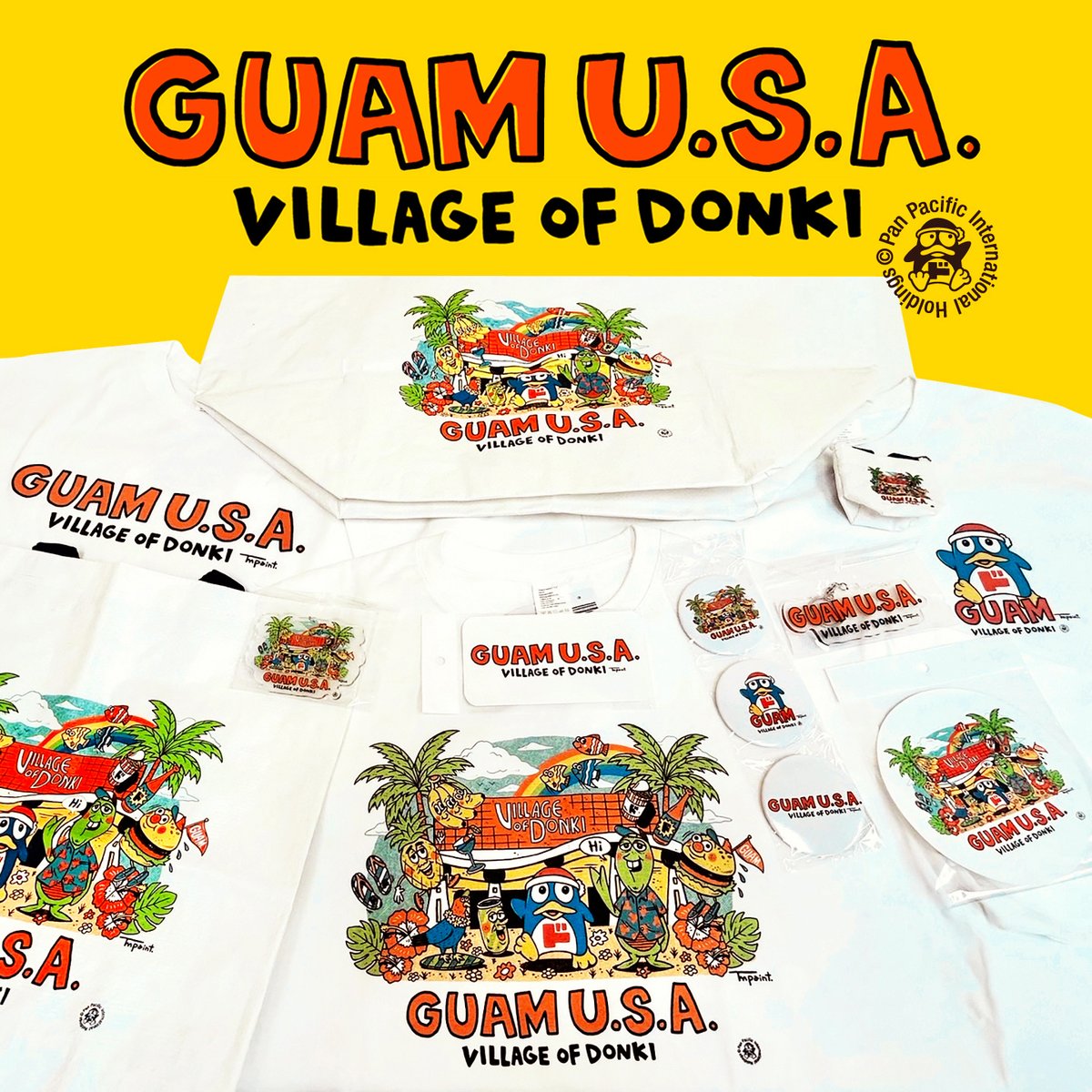 ドンペン グアム限定 Tシャツ 2枚セット TMpaint (THE-B-MART) on X