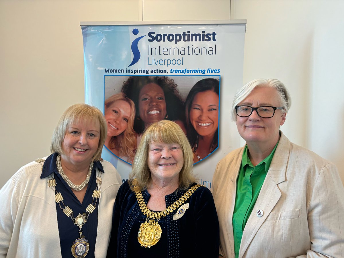 Very grateful to Ann Mercer President of @liverpool_si who selected @TheWomensOrg as her chosen charity for 2023/24 and her year as president - thanks to all the SI members who supported her efforts. 🙏