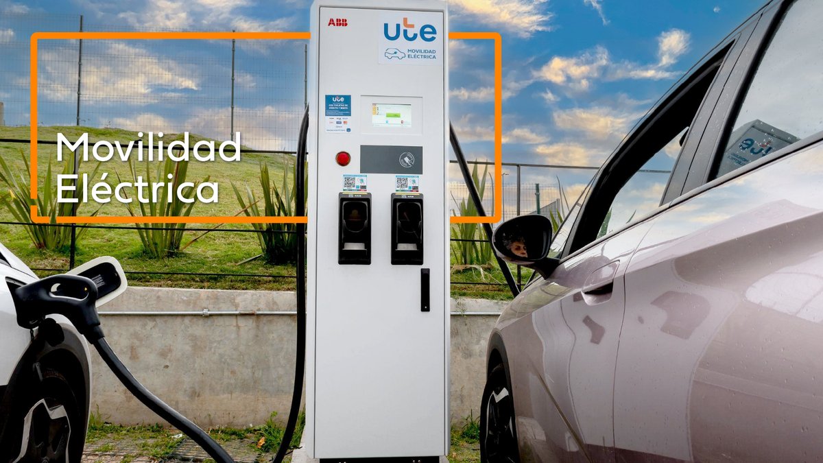 Nuevo esquema de costos para carga de vehículos en la Ruta Eléctrica Nacional, en los más de 300 puntos de acceso público que te ofrece UTE. Más información: bit.ly/CargasEnRedEle…