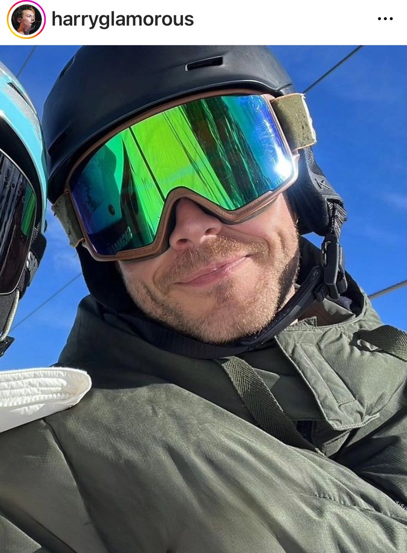 New? Harry? On the alps? 🎿 when?