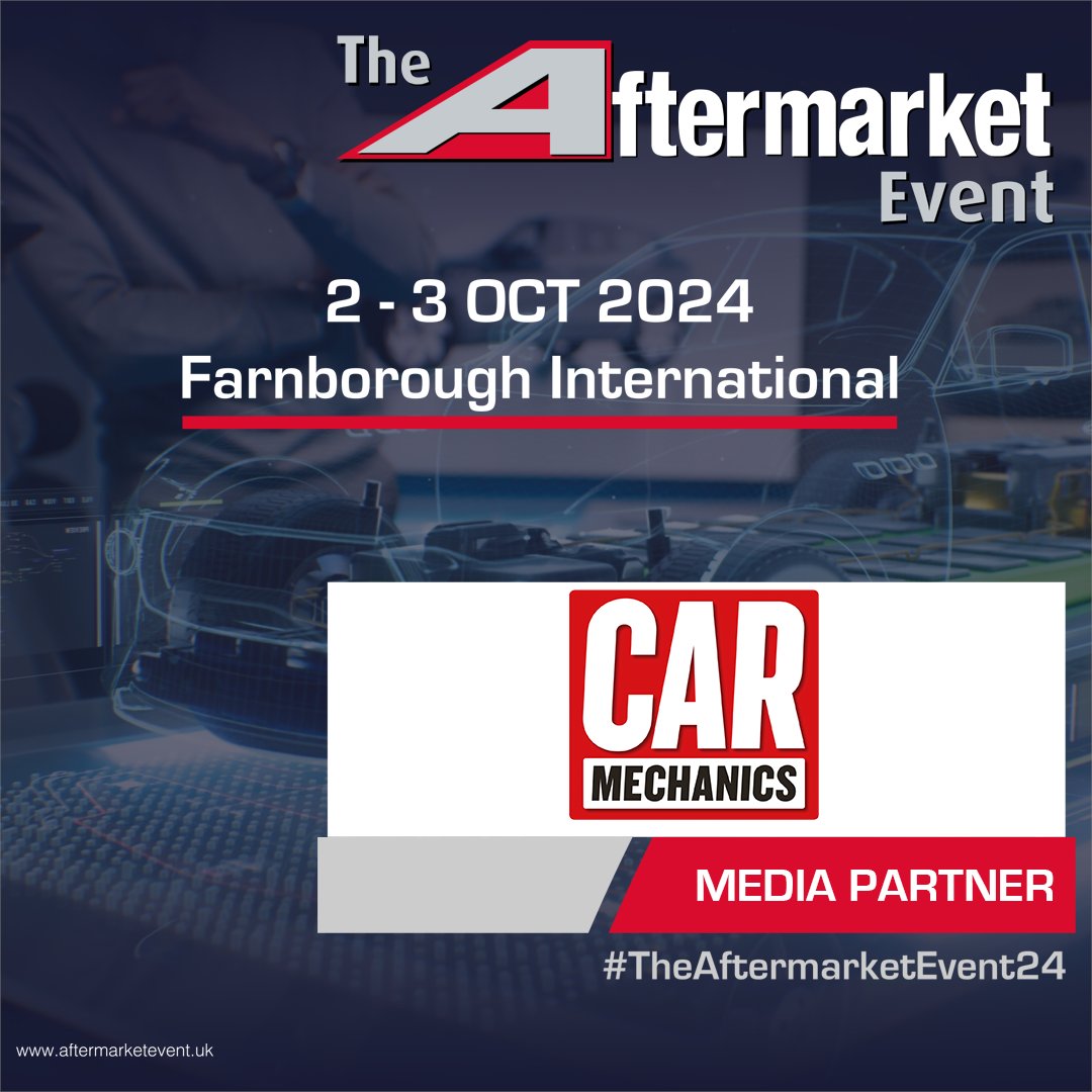 We are please to be working with Car Mechanics magazine as Digital Media Partner for The Aftermarket Event🚗 #TheAftermarketEvent24