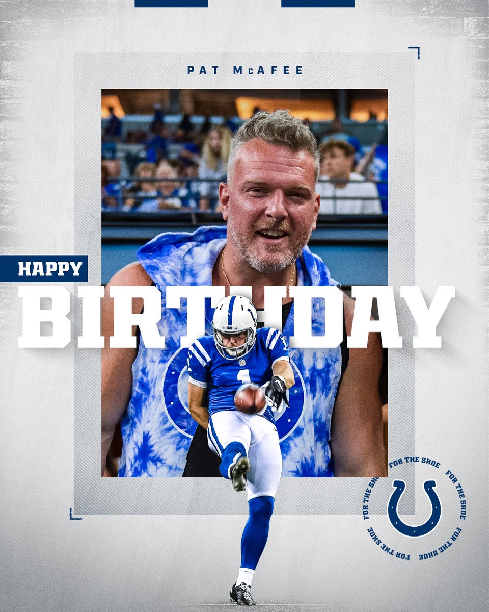 It's a great day to have a great birthday. Cheers, @PatMcAfeeShow! 🎉