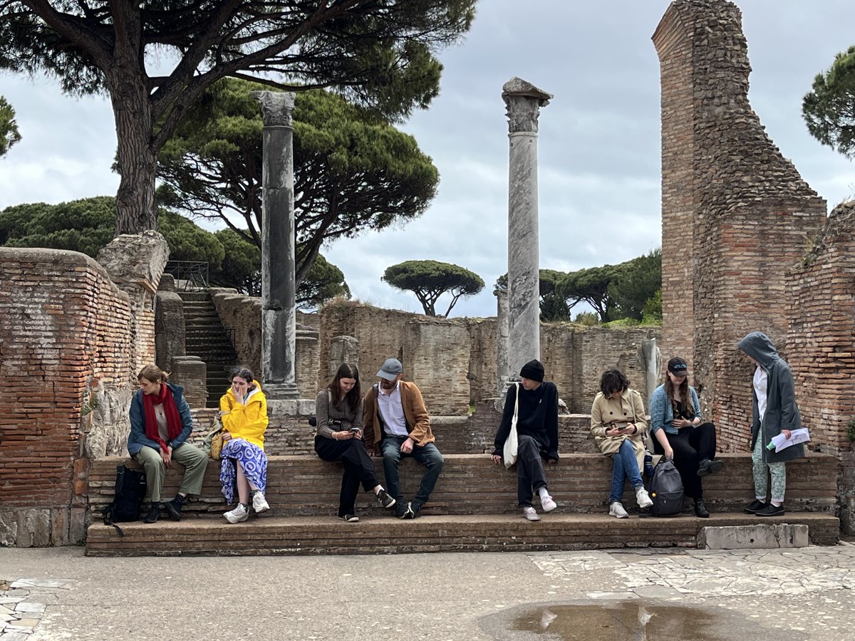 The City of Rome course continues, with many activities in and around the city of Rome, through the archaeological park of Ostia, around the Tiber river and in the Palatine Hills 🤠✨