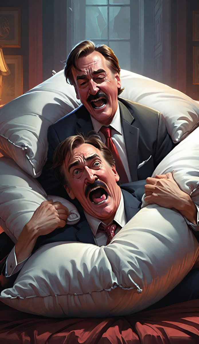 Mike Lindell is NOT sleeping well. Could it be his LUMPY PILLOWS?