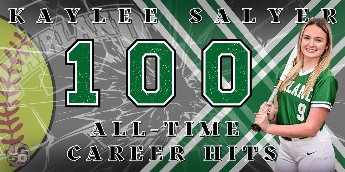 Senior Kaylee Salyer achieved her 100th career hit against South Point. Congratulations on this fantastic milestone!