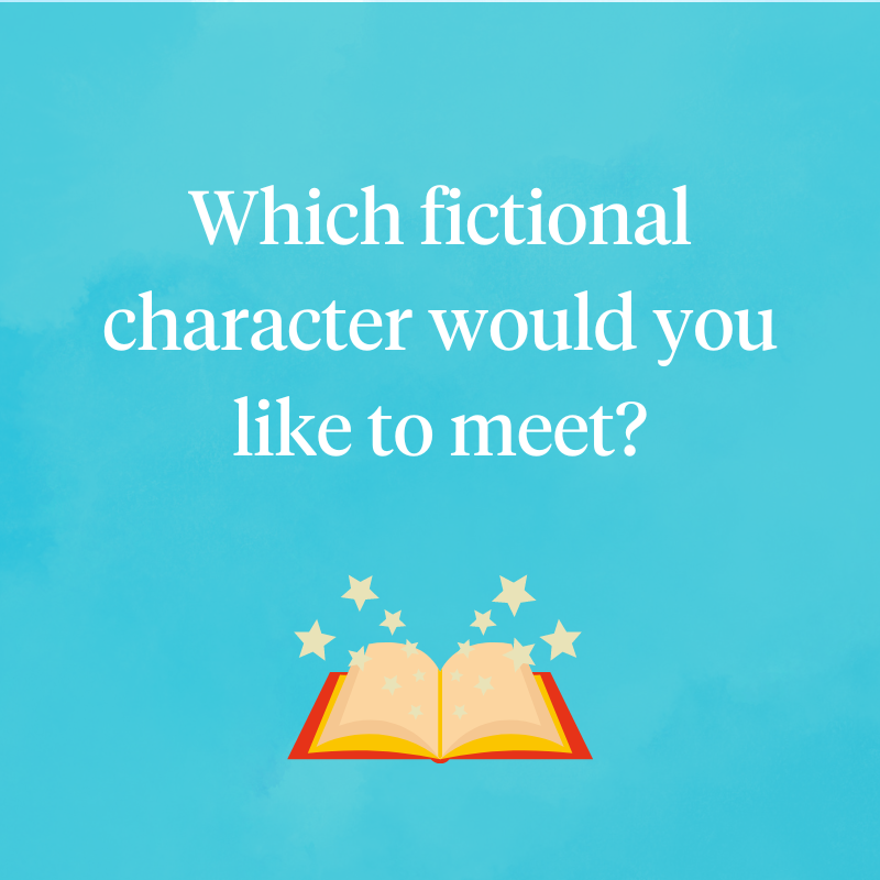 If you could meet any fictional book character, who would you like to meet? 📚 @thebookseller @edbookfest #YABookPrize