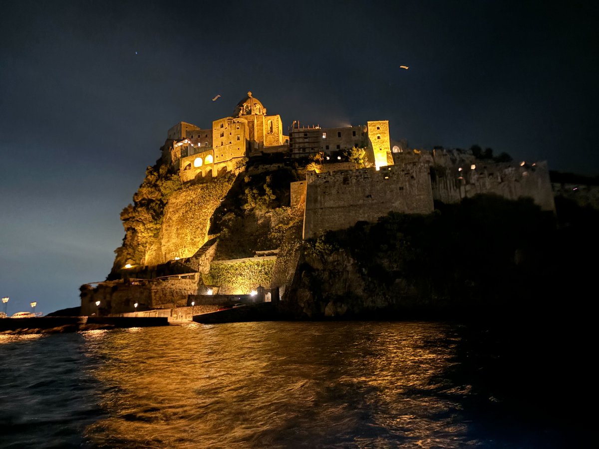 Did you know some of our sampling takes place at night? Beautiful pictures from the #EMBLtrec team, sampling Platynereis dumerilii near Castello Aragonese d'Ischia. Find out more about EMBL's work on this model organism: embl.org/news/tag/platy… 📸A Ruggiero & T Gerber/EMBL