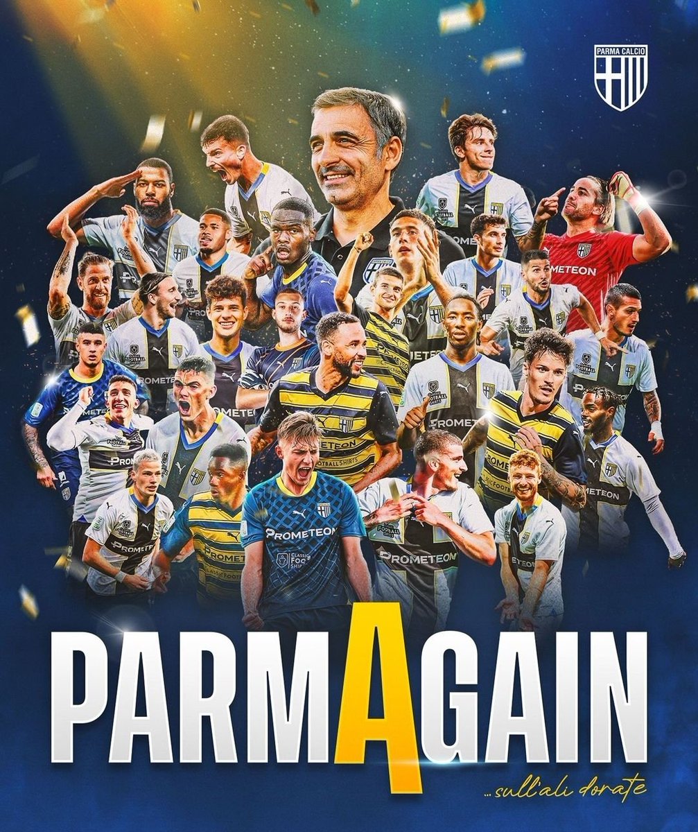 Fabio Pecchia l'ha fatto di nuovo ⬆️

Dopo le promozioni con Hellas Verona e Cremonese, il tecnico latinense riporta il #Parma in Serie A dopo 4 anni. Gli emiliani si avviano verso la vittoria del campionato.