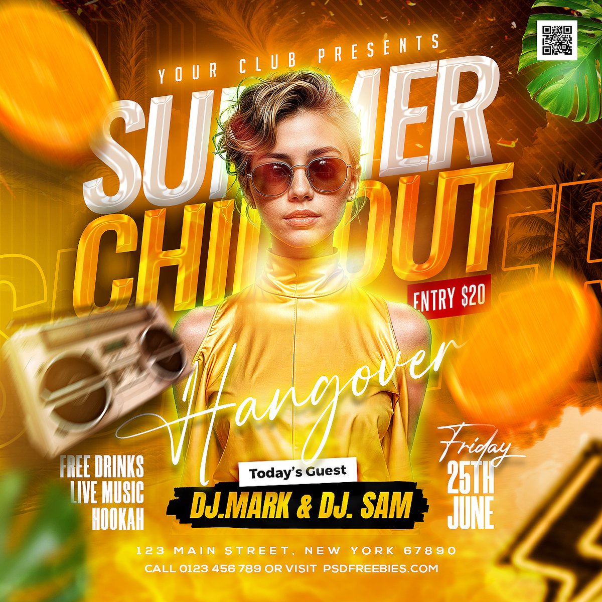 Free Summer Chillout DJ Event Instagram Post PSD
Download Link >> psdfreebies.com/psd/summer-chi…

#freepsd #psd #photoshop #socialmedia #summerparty #Instagrampost #partypost #freetemplate #beachparty  #rockmusic #weekendparty