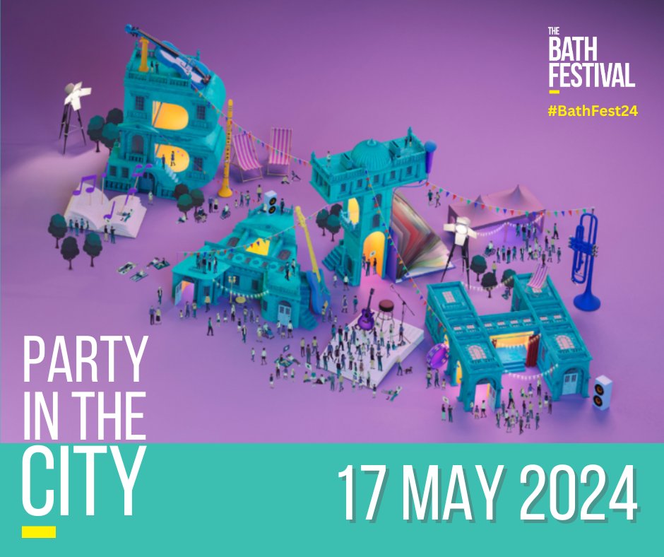 On Friday 17th May we'll be joined by five talented performers and groups for a special "Party in the City" celebration!

Book your FREE ticket: bathfestivals.org.uk/the.../event/p…