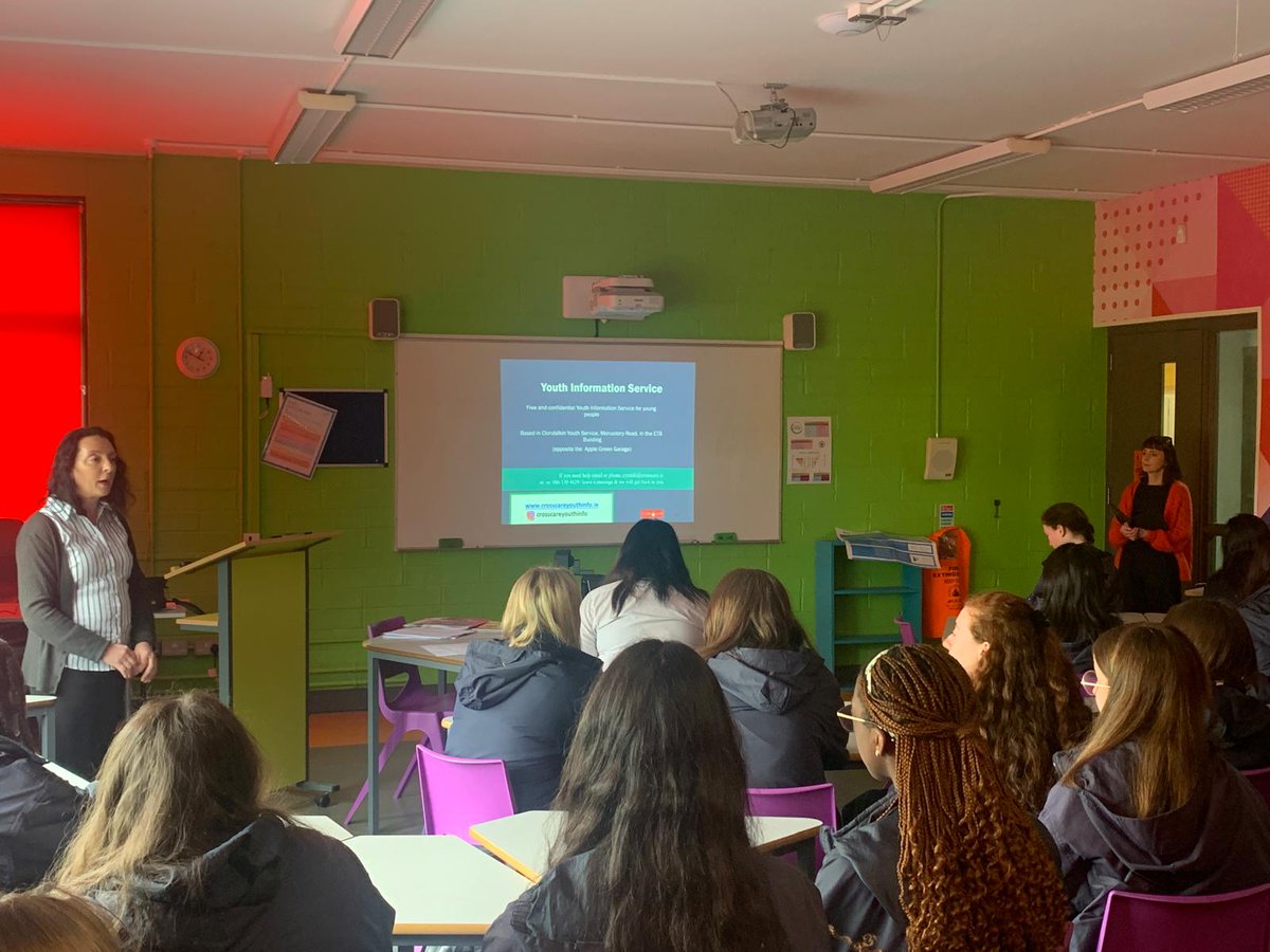 Thank you to Susan from @Crosscare1 who explained the SUSI college grant application process to our 6th years @Colaistebride @Susihelpdesk