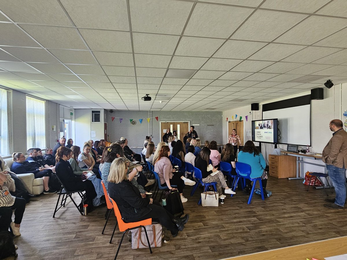 Thank you to our speakers from the Derby Youth Alliance strategic group who presented at this week's Children and Young People's network, and to over 70 professionals who attended with open minds to learn, share and collaborate for our children and young people in Derby City!
