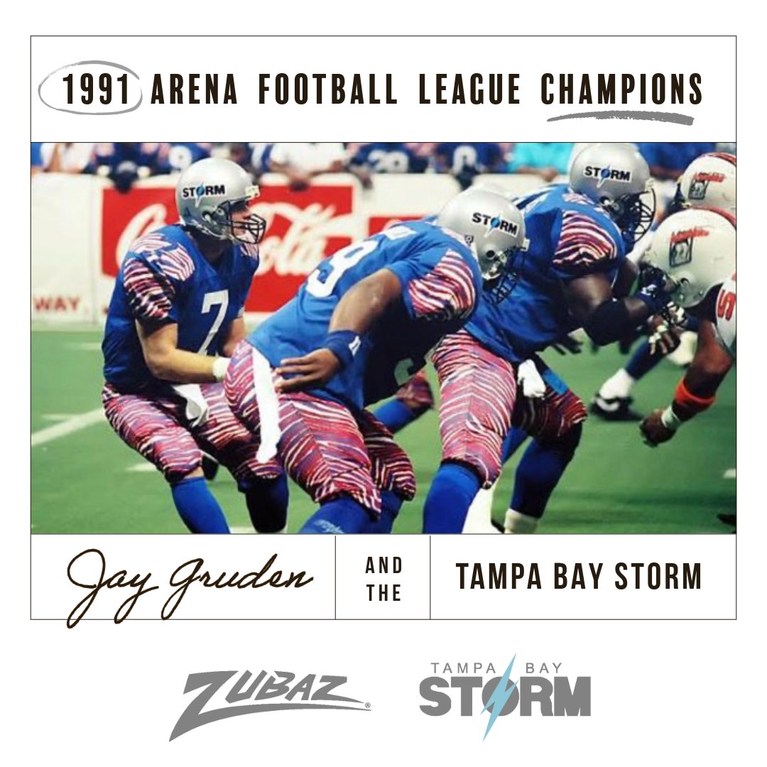 Taking it back to '91 when the best dressed team ruled the field! 🏈💥 Check out the Arena Football League Champions rocking those iconic Zubaz uniforms! 🙌 And yes, that's none other than Jay Gruden slinging touchdowns like a boss. 
.
.
.
#TBT #Zubaz #Throwback #ArenaFootball