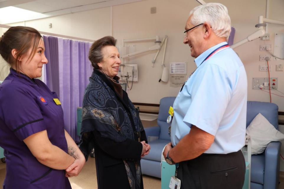 Princess Anne surprises Hinchingbrooke Hospital Chaplain Roger Cresswell, a Chaplain at Hinchingbrooke Hospital, had a complete surprise for his 80th birthday - was presented to meet HRH The Princess Royal. 🎂 huntspost.co.uk/news/24286643.…